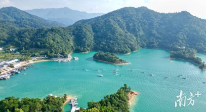 一湖好水孕育一方生机，河源万绿...